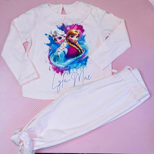Frilled Pyjamas - Personalised