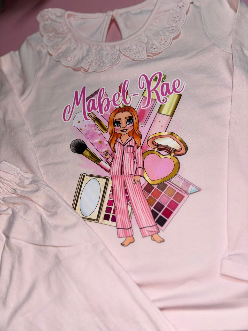 Frilled Pyjamas - Personalised
