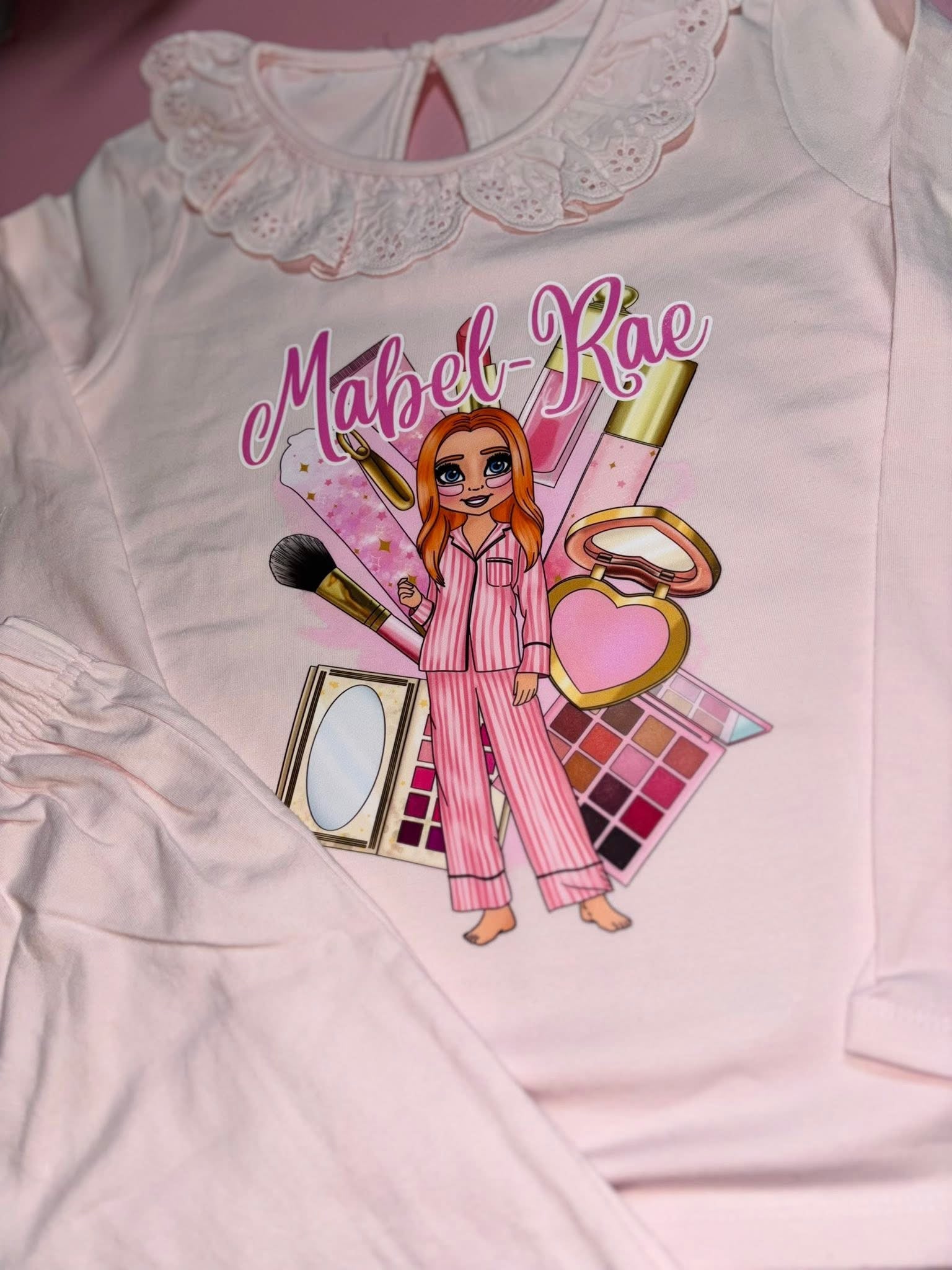 Frilled Pyjamas - Personalised