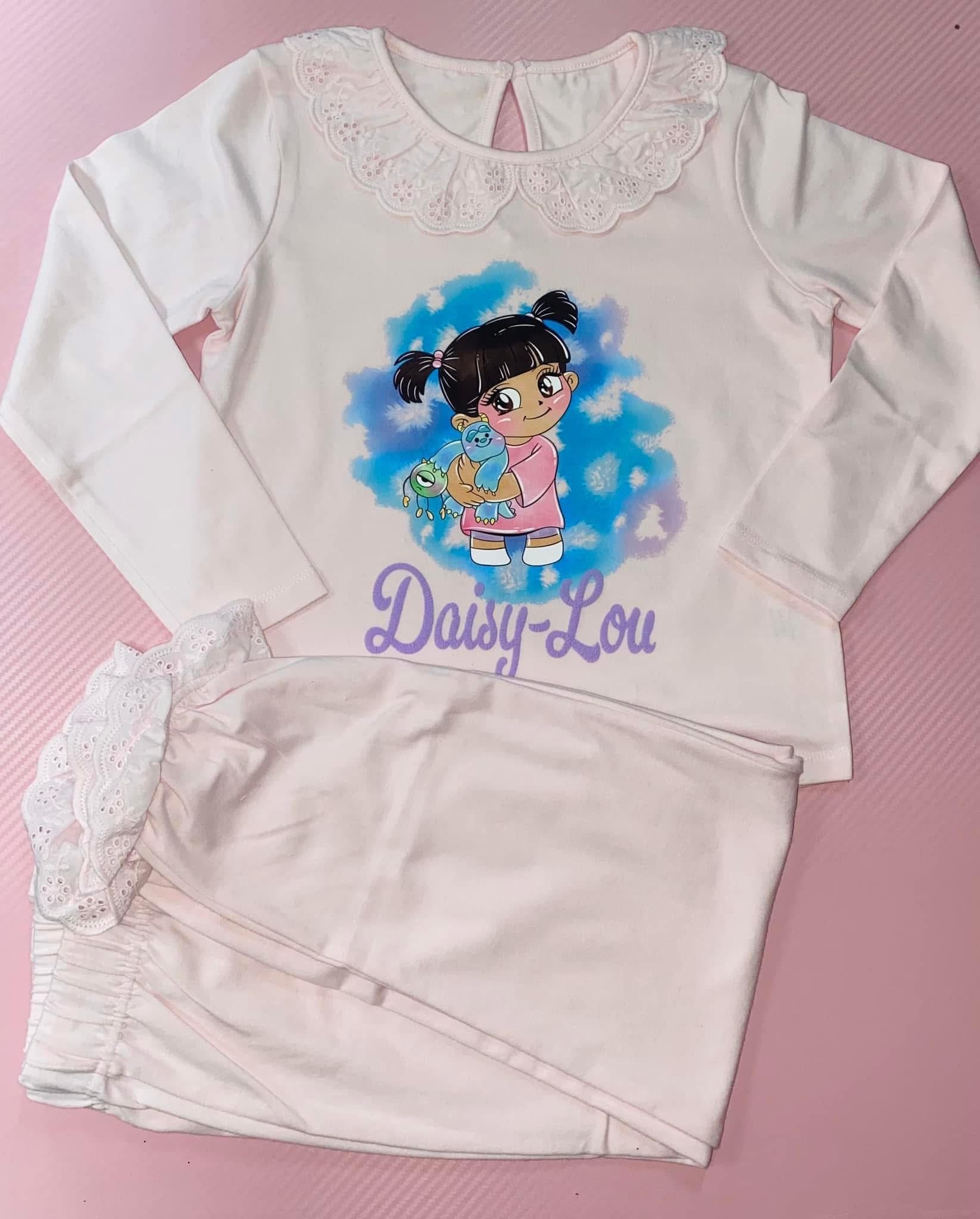 Frilled Pyjamas - Personalised